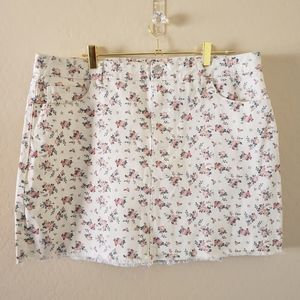 Wild Fable Floral Denim Skirt Size 18